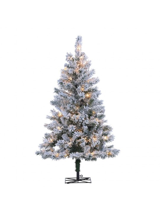 4 ft. Pre-Lit Colorado Spruce Artificial Christmas Tree with Clear Lights