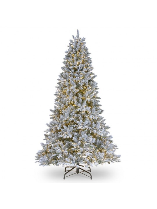 6-1/2 ft. Feel Real Iceland Fir Hinged Tree with 650 Clear Lights