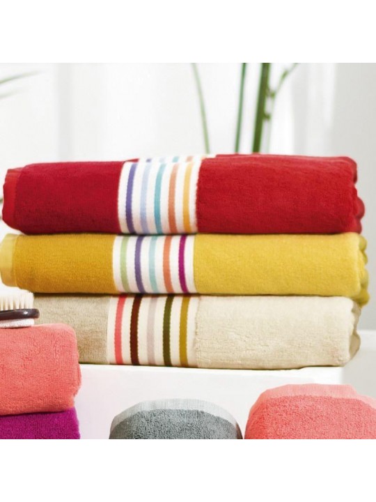 100% Cotton Red Bath Sheet Towel