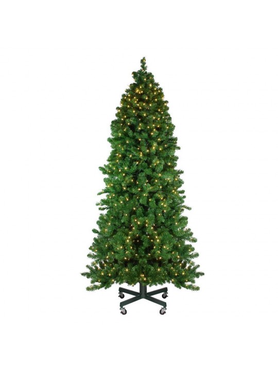 7.5 ft. Pre-Lit Olympia Pine Artificial Christmas Tree - Warm White LED Lights