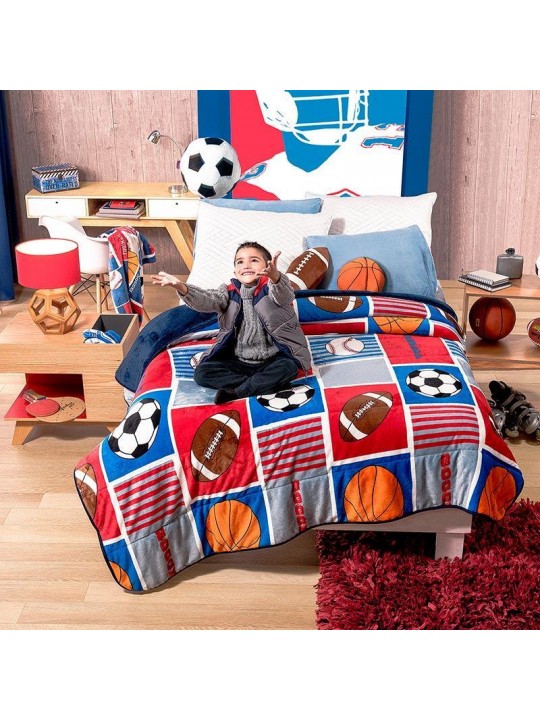 Sports blanket for boys, Perfect for winter!