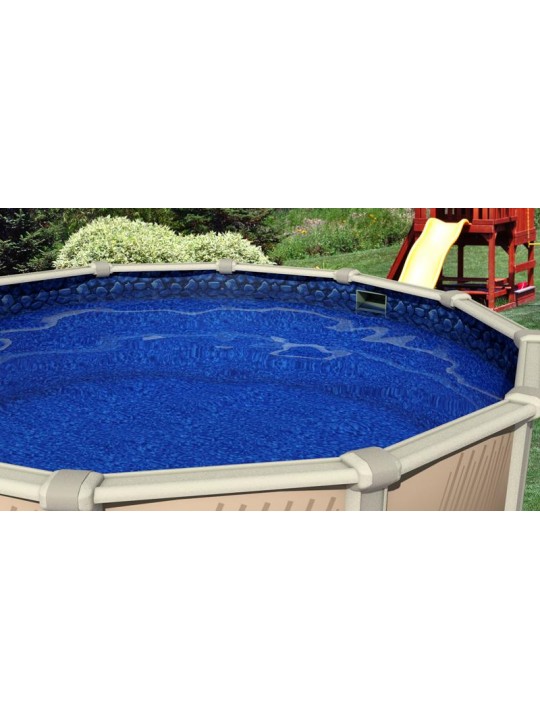18-Foot-by-33-Foot Oval Boulder Swirl Above Ground Swimming Pool Liner - 52-Inch Wall Height