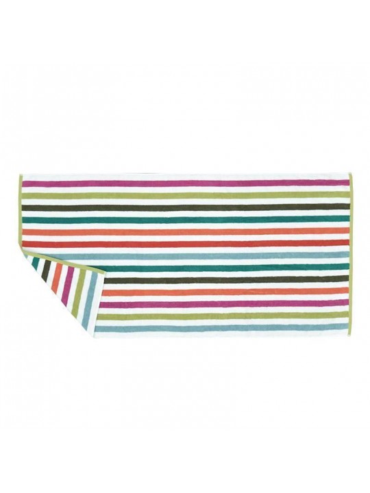100% Cotton, Colorful Striped Bath Towel