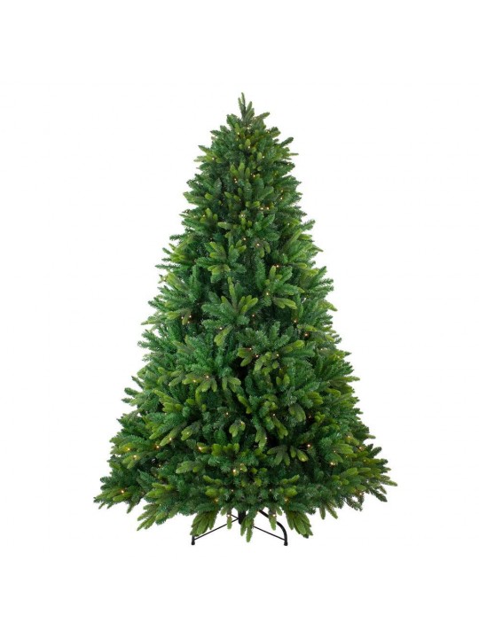 6.5 ft. Pre-Lit Gunnison Pine Artificial Christmas Tree with Warm White LED Lights