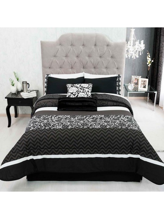 Black bedding set, Elegant & Reversible