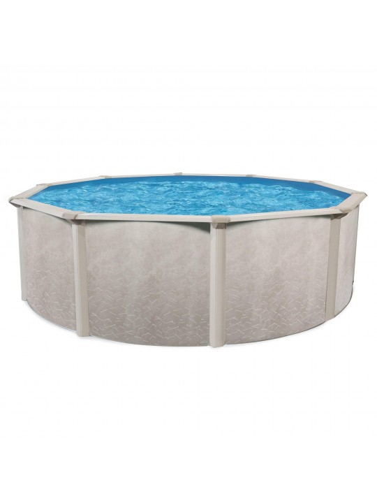 21ft x 52in Round Steel Frame Above Ground Outdoor Swimming Pool