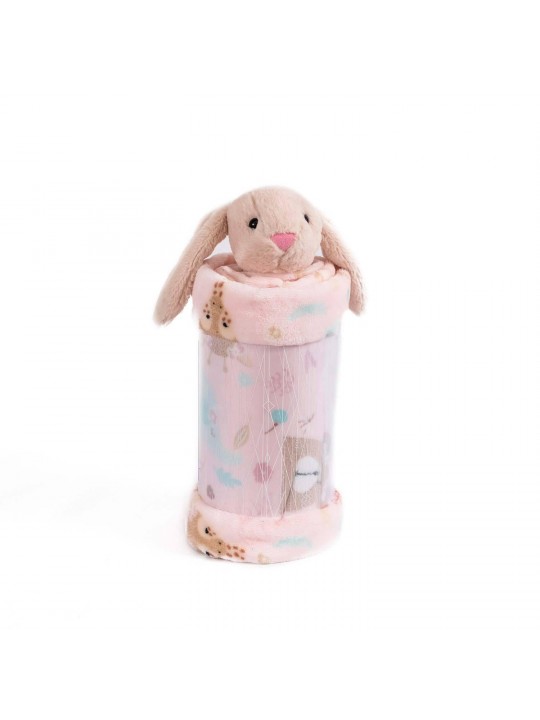 Baby Girl Pink Rabbit Blanket , Guarantee*
