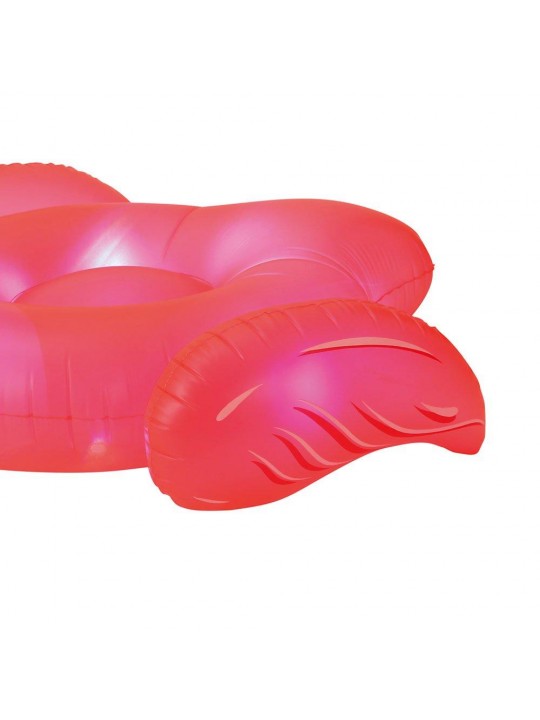 Frosted Pink Inflatable Flamingo Swimming Pool Float (6 Pack)