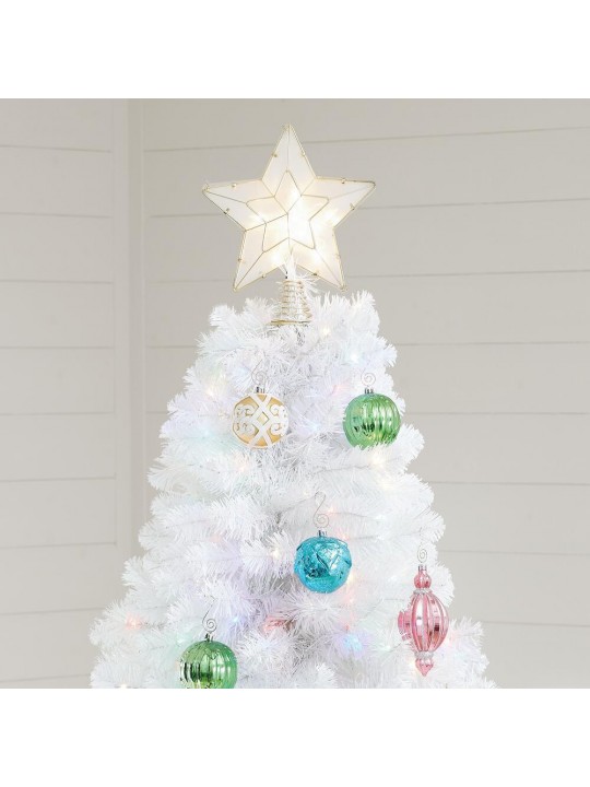 9 ft Uptown Noble Fir LED Pre-Lit Artificial Christmas Tree with 900 Color Changing Micro Dot Lights with 8 Functions