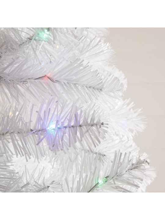 9 ft Uptown Noble Fir LED Pre-Lit Artificial Christmas Tree with 900 Color Changing Micro Dot Lights with 8 Functions