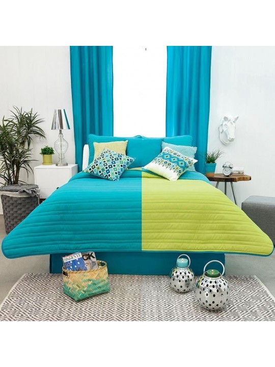 Blue quilt, Reversible to green! Guarantee*