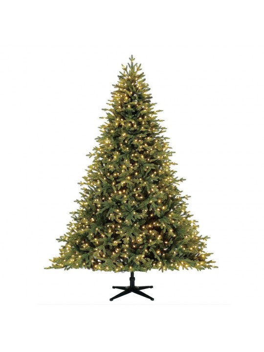 7.5 ft  Mcclain Norway Spruce LED Pre-Lit Tree with 900 SureBright Color Changing Lights