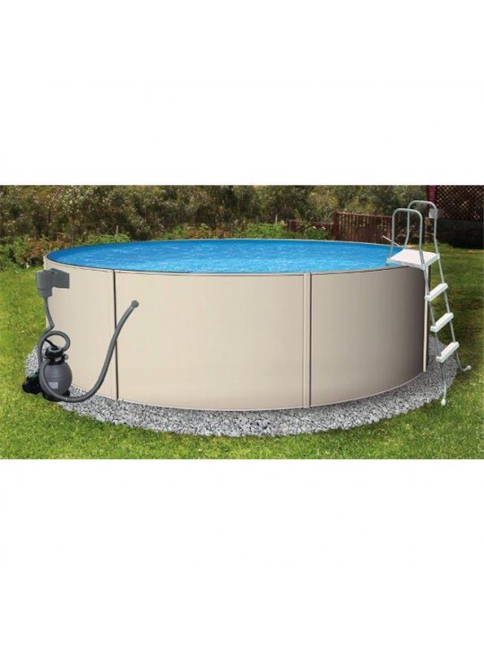 24' Round Blue Lagoon 52'' Steel Pool with Pool Package