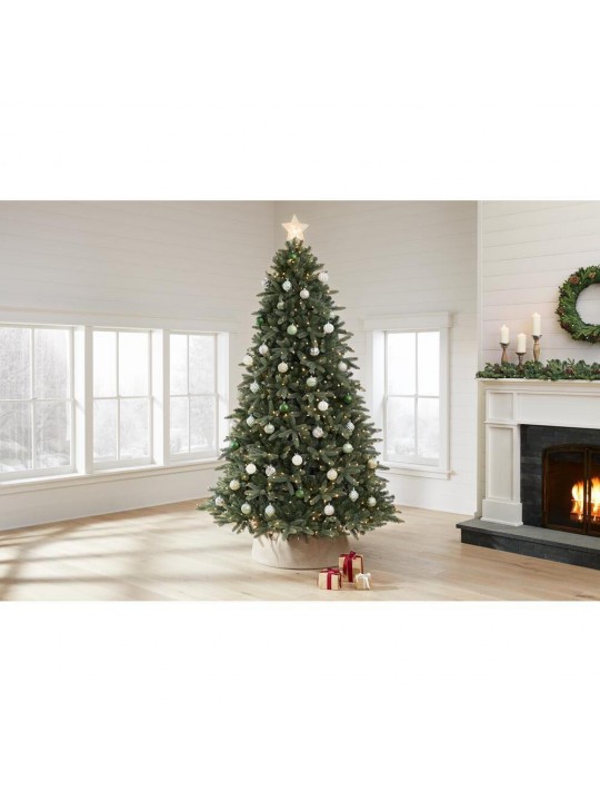 9 ft Asher Blue Spruce Pre-Lit LED Artificial Christmas Tree with 960 Color Changing Lights